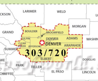 Denver gets a new area code