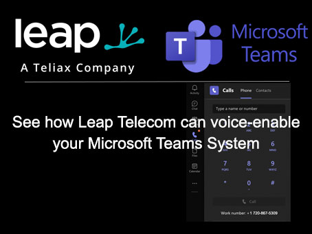 Voice Enable Microsoft Teams with Leap Telecom